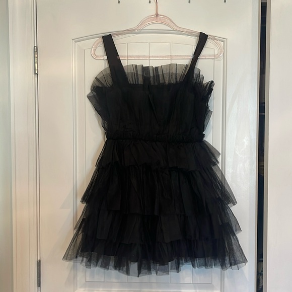 VESTIQUE BLACK TOOL DRESS - Picture 2 of 10